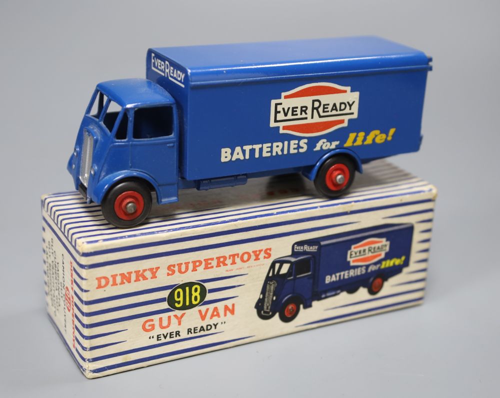 A Dinky Supertoys Guy Van Ever Ready, model 918 boxed